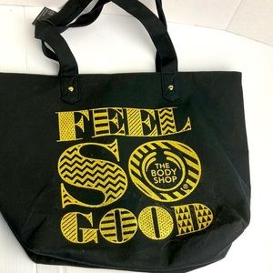 The Body Shop canvas tote “Feel So Good”